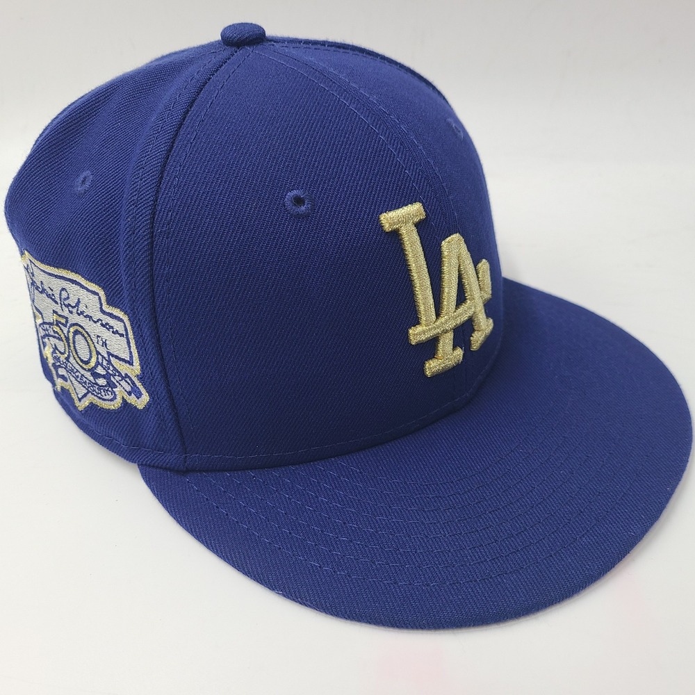 Los Angeles Dodgers Hat Fitted 7 New Era 59Fifty MLB Jackie Robinson "Nate" Taco